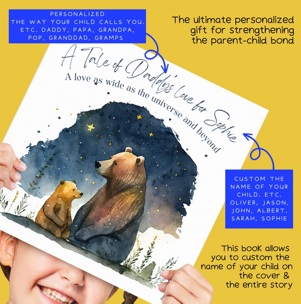 Custom Storybook - A Tale of Papa's Love for Oliver