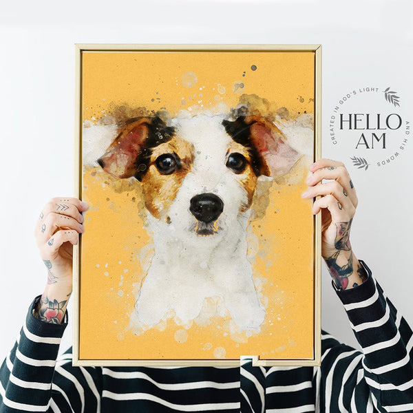 dog portrait (1 to 5 pets)