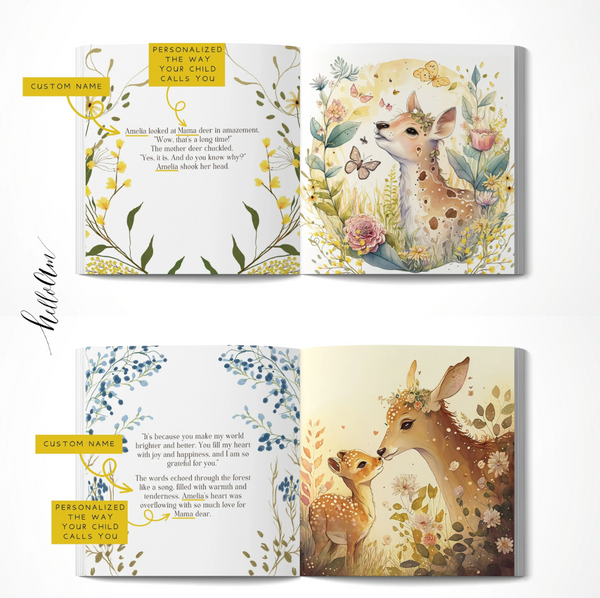 Custom Storybook - A Book about Mama's Love for Amelia