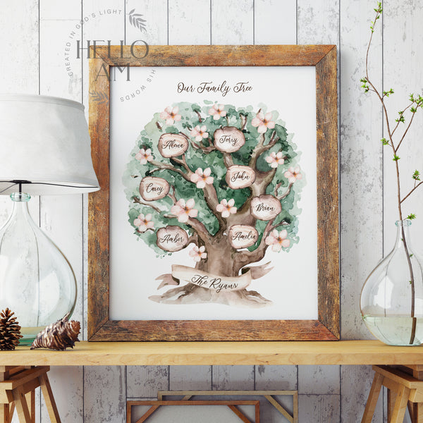 family tree poster